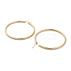 Ring 304 Stainless Steel Hoop Earrings for Women Men EJEW-B049-01I-G-2