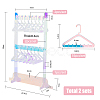 Laser Style Acrylic Earring Display Stands EDIS-WH0029-31-2