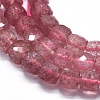 Natural Strawberry Quartz Beads Strands G-D0013-38-3