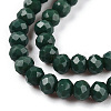 Opaque Solid Color Glass Beads Strands LS-EGLA-A034-P3mm-D09-3