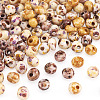 480Pcs 4 Colors Picasso Glass Seed Beads SEED-TA0001-07A-2