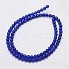 Natural & Dyed Malaysia Jade Bead Strands G-A146-4mm-A22-2