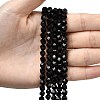 Natural Black Onyx  Beads Strands G-Z119-A04-01-2