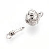 925 Sterling Silver Box Clasps STER-T007-138P-2