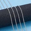 Tarnish Resistant 304 Stainless Steel Cable Chains CHS-F006-02A-P-5