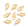 8Pcs Brass Lobster Claw Clasps KK-TA0002-72-2