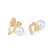 Round Brass Brass Micro Pave Clear Cubic Zirconia Ear Cuff Findings KK-F902-03G-2