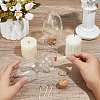 Glass Bell Jars with Cork AJEW-WH0609-726-3
