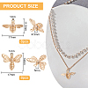 16Pcs 2 Styles Brass Pendants KK-BC0010-03-2