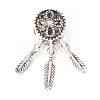 Alloy European Beads PALLOY-O091-01AS-1