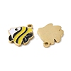 Ion Plating(IP) 304 Stainless Steel Pendants LS-STAS-C083-10G-01-2