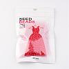 6/0 Baking Paint Glass Seed Beads X-SEED-S003-K20-3