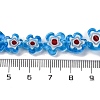Handmade Millefiori Lampwork Beads Strands LAMP-G164-03D-4