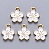 Alloy Enamel Charms X-ENAM-S121-121C-2