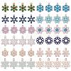48Pcs 12 Style Alloy Pendants ENAM-SZ0002-30-1