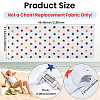 1Pc Star Pattern Chair Polycotton Cloth AJEW-GF0015-38D-2