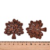 Natural Poplar Wood Pendants WOOD-N016-27B-3