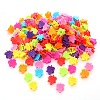 Cute Candy Colors Mini Plastic Claw Hair Clips OHAR-P021-09B-03-1