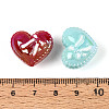 UV Plating Opaque Acrylic Beads OACR-N153-10-3