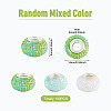 100Pcs Large Hole Resin European Beads OPDL-TA0001-06B-4