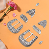 2Pcs 2 Styles Belt Alloy Buckle Sets FIND-GF0008-77-7