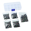 500Pcs 5 Styles Opaque Acrylic Beads MACR-YW0002-44-6