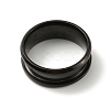 304 Stainless Steel Grooved Finger Ring Settings RJEW-WH0010-08B-EB-2