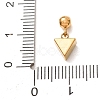 304 Stainless Steel Pave Clear Cubic Zirconia Charms CU-CBAB6EC-14G-02-3
