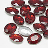 Pointed Back Glass Rhinestone Cabochons RGLA-T080-8x10mm-07-1