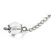 Natural Rose Quartz Dowsing Pendulum Big Pendants G-H293-01AS-09-3