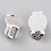 304 Stainless Steel Clip-on Earring Findings STAS-Y001-05S-3