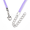 Waxed Cord Necklace Making NCOR-T001-43-3