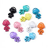 Spray Painted Alloy Pendants PALLOY-T077-163-1