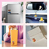 Waterproof Reflective Plastic Mirror Stickers DIY-WH0668-004-7