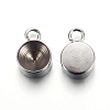 Tarnish Resistant 201 Stainless Steel Charm Rhinestone Settings STAS-P223-19P-5mm-2