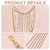 Brass Rhinestone Sexy Shoulder Bra Body Chain FIND-FH0008-13G-3