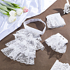 Polyester Detachable Flower Lace Collar Sets for Women DIY-WH0816-187A-4