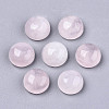 Natural Rose Quartz Cabochons G-N326-59H-2