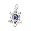 Tibetan Style Alloy Connerctor Charms PALLOY-JF01530-3