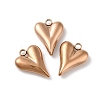 Ion Plating(IP) 304 Stainless Steel Pendants STAS-A076-13RG-1