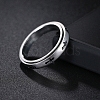 Cross 304 Stainless Steel Rotating Finger Ring PW-WG58926-02-5