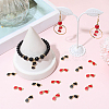 60Pcs 2 Colors Alloy Enamel Pendants ENAM-SC0007-81-4