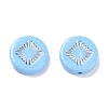 Opaque Acrylic Beads OACR-G016-07E-2