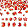 100Pcs Teardrop/Heart/Star Sew on Rhinestones GACR-TA0001-07B-1