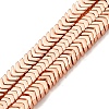Electroplated Synthetic Non-Magnetic Hematite Beads Strands G-I360-W01-03-1
