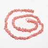 Chips Natural Rhodochrosite Beads Strands G-N0164-22-3