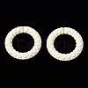 Spray Painted CCB Plastic Linking Rings CCB-Q091-010F-2