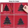 Christmas Theme Rainbow Scratch Painting Art Paper FIND-WH0135-13-6