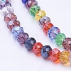 Electroplate Glass Bead Strands EGLA-J047-4x3mm-46-1