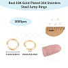3000Pcs 304 Stainless Steel Jump Rings STAS-BBC0009-55-2